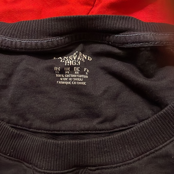 Lands End crew sweatshirts. Very light weight. Price is for both. - Picture 2 of 3